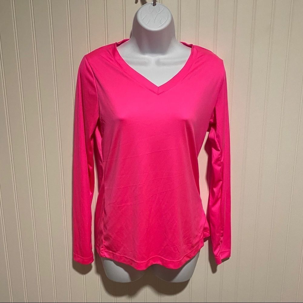 Neon Pink long sleeve shirt